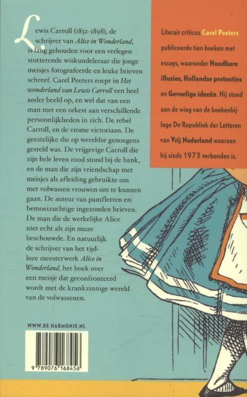 Het Wonderland van Lewis Carroll – Carel Peeters – boek cover