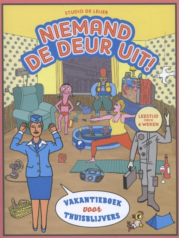 Niemand de deur uit! – Jeroen de Leijer – boek cover