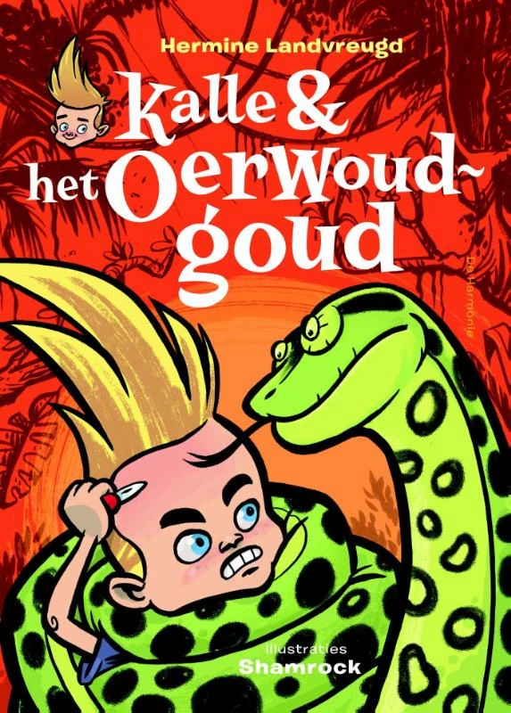 Kalle en het oerwoudgoud – Hermine Landvreugd – boek cover