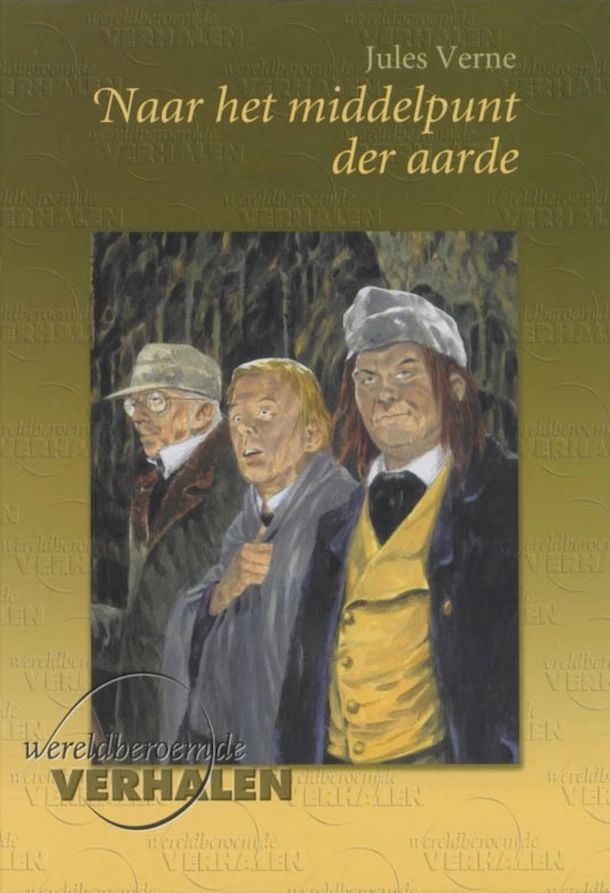 Reis naar het middelpunt van de aarde – Jules Verne – boek cover