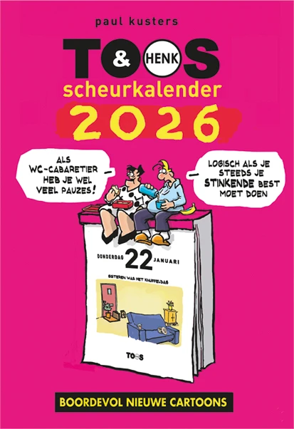 Toos & Henk-scheurkalender 2026 – Paul Kusters – boek cover