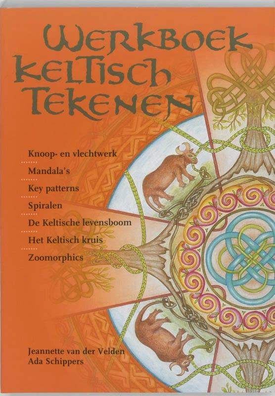 Werkboek Keltisch tekenen – J. van der Velden – boek cover