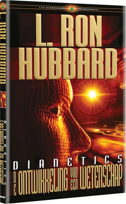 Dianetics de Ontwikkeling van een Wetenschap – L. Ron Hubbard – boek cover