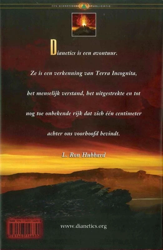 Dianetics – L. Ron Hubbard – boek cover