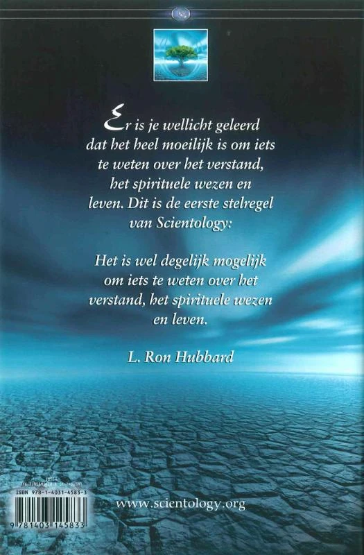 Scientology de Grondbeginselen van het Denken – L. Ron Hubbard – boek cover