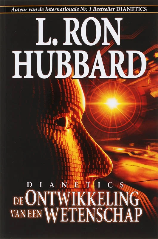 Dianetics de Ontwikkeling van een Wetenschap – L. Ron Hubbard – boek cover