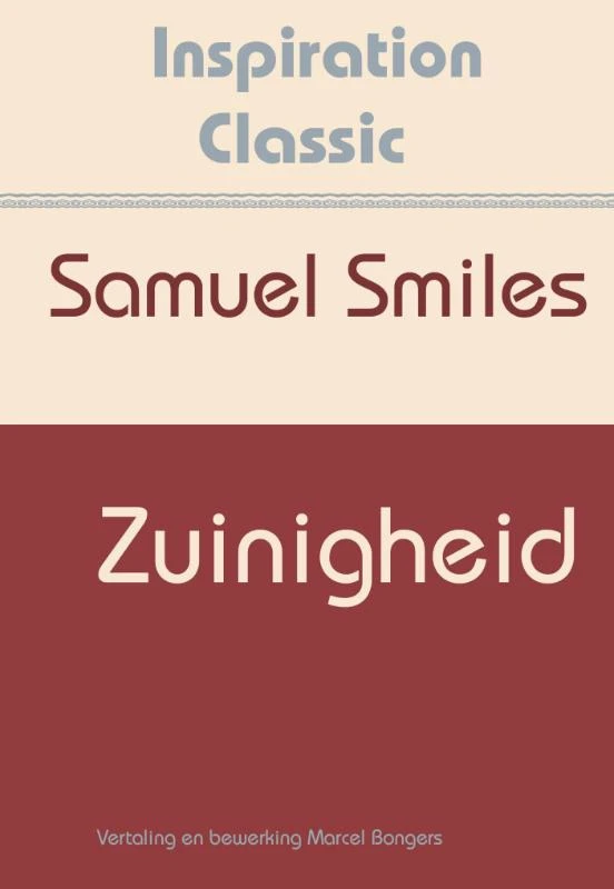 Zuinigheid – Samuel Smiles – boek cover