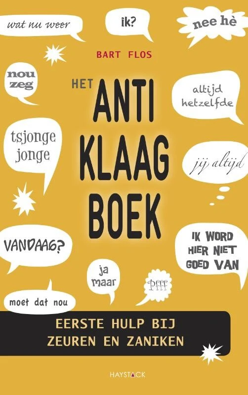 Het anti-klaagboek – Bart Flos – boek cover
