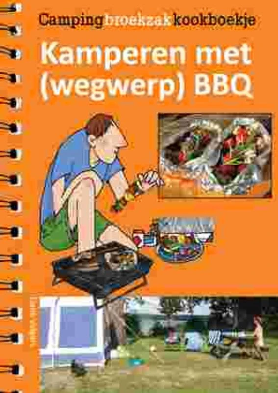 Kamperen met (wegwerp)BBQ – Liane Volgers – boek cover