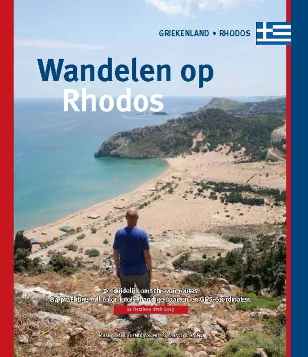 Wandelen op Rhodos – Paul van Bodengraven – boek cover