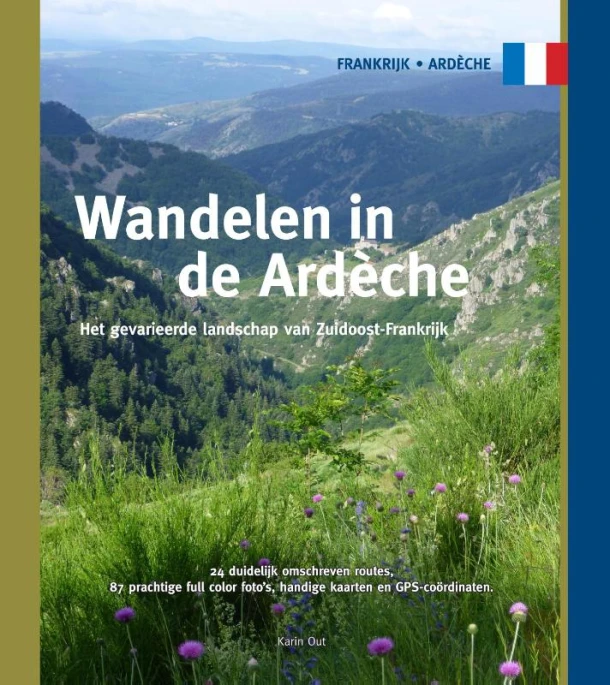 Wandelen in de Ardèche – Karin Out – boek cover