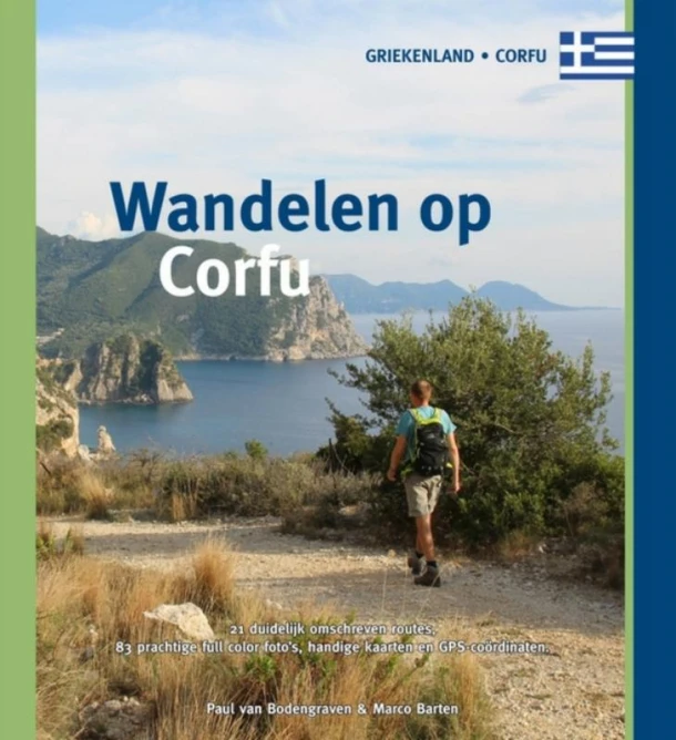 Wandelen op Corfu – Paul van Bodengraven – boek cover
