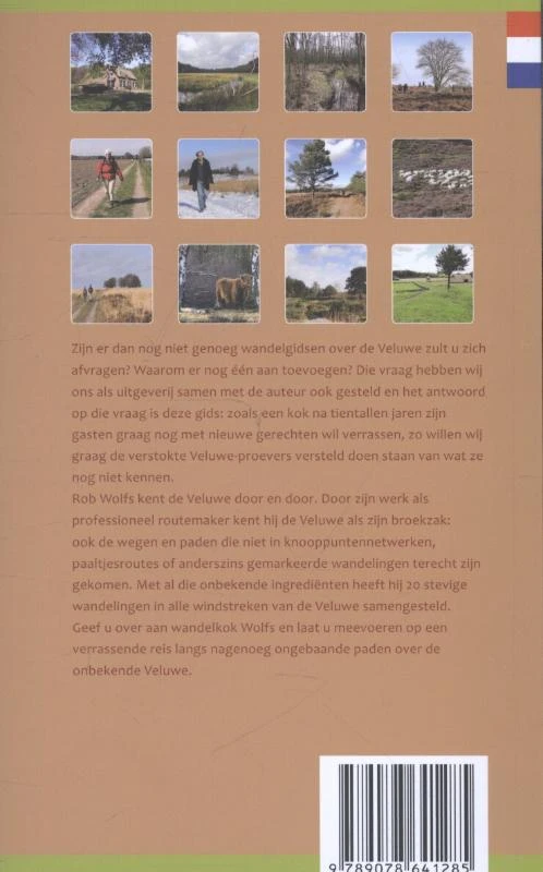 Wandelen over de onbekende Veluwe – Rob Wolfs – boek cover
