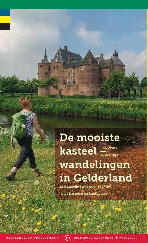De mooiste kasteelwandelingen in Gelderland – Wim Huijser – boek cover