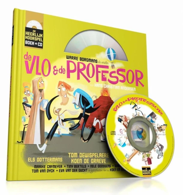 De Vlo en de Professor – Hans Christian Andersen – boek cover