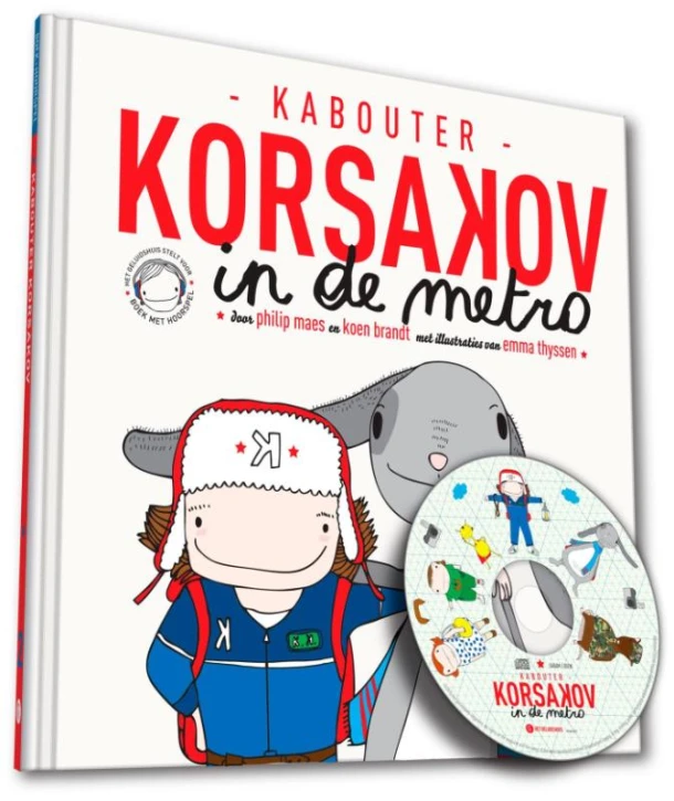 Kabouter Korsakov in de metro – Philip Maes – boek cover