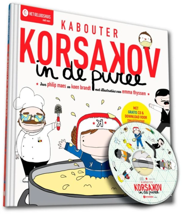 Kabouter Korsakov in de puree – Philip Maes – boek cover