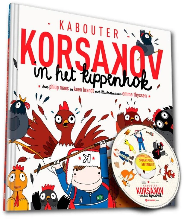 Kabouter Korsakov in het kippenhok – Philip Maes – boek cover