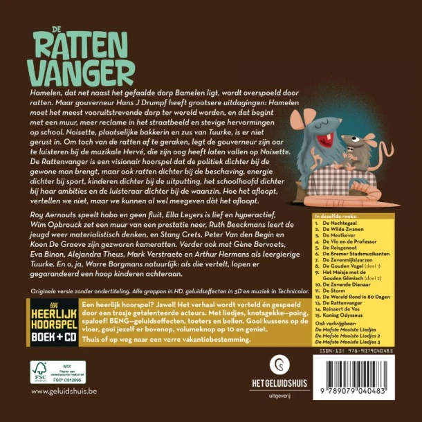 De rattenvanger – Paul Wauters – boek cover