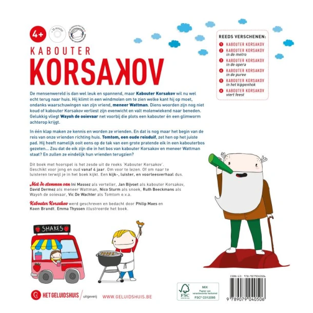 Kabouter Korsakov viert feest – Koen Brandt – boek cover