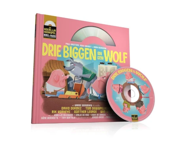 Drie Biggen en een Wolf – Paul Wauters – boek cover
