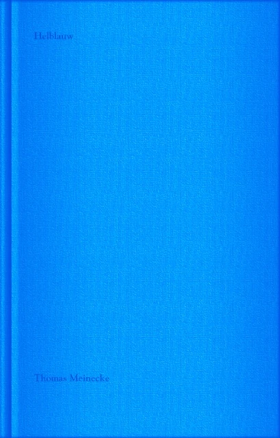 Helblauw – Thomas Meinecke – boek cover