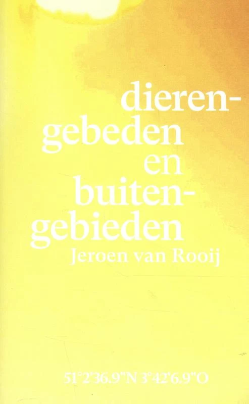 Dierengebeden en buitengebieden – Jeroen Van Rooij – boek cover
