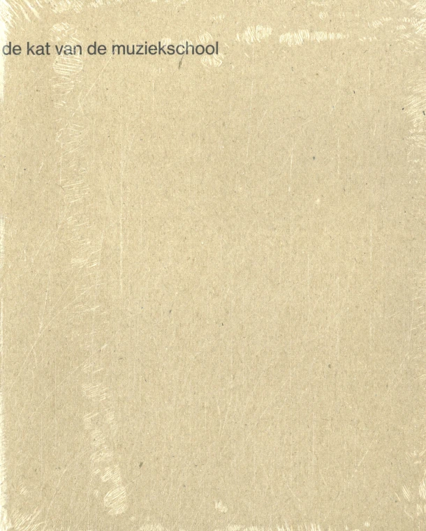De kat van de muziekschool – F. van Dixhoorn – boek cover