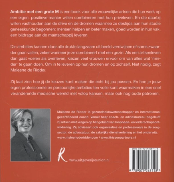 Ambitie met een grote M – Maleene de Ridder – boek cover