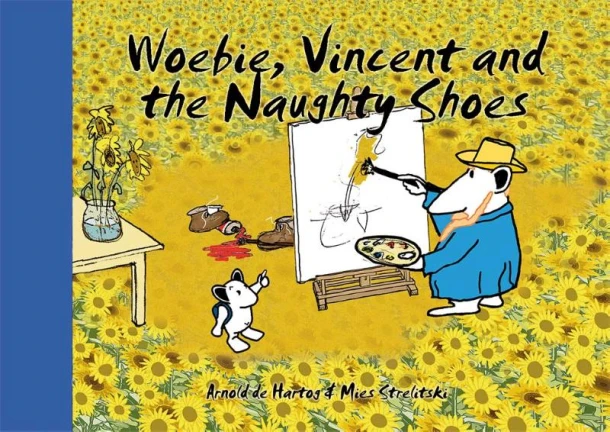 Woebie, Vincent and the homeless boots – Mies Strelitski – boek cover