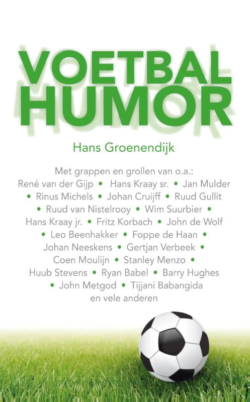 Voetbalhumor – Hans Groenendijk – boek cover