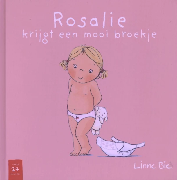 Rosalie krijgt een mooi broekje – L. Bie – boek cover