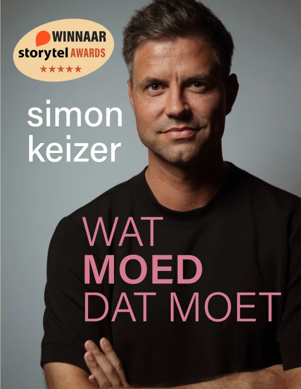 Wat moed dat moet – Simon Keizer – boek cover