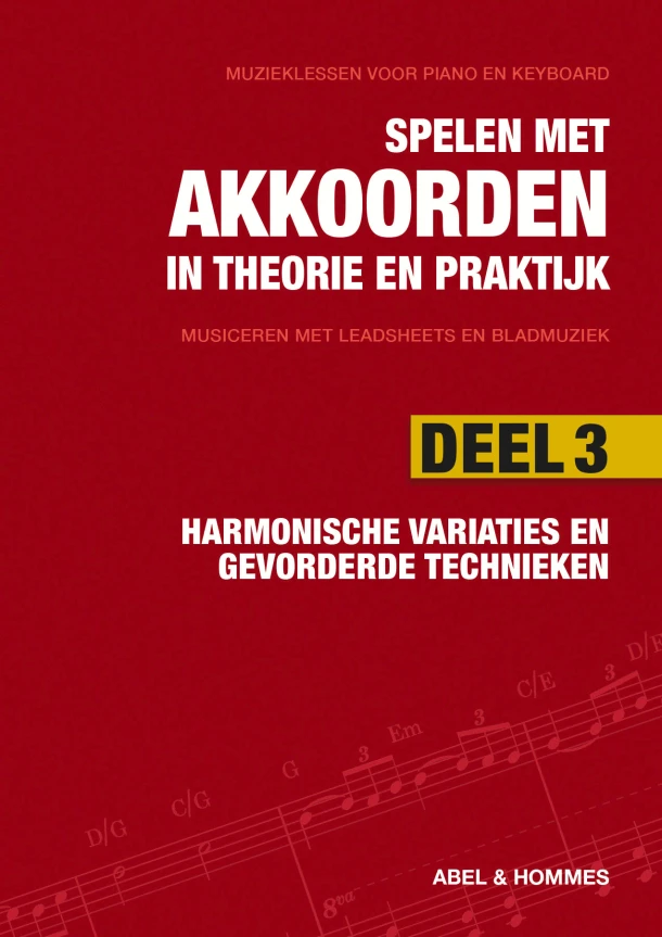 Harmonische variaties en gevorderde technieken – Abel & Hommes – boek cover