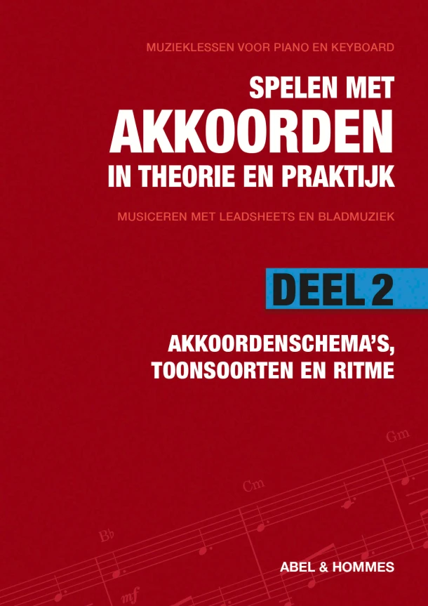 Akkoordenschema's, toonsoorten en ritme – Abel & Hommes – boek cover