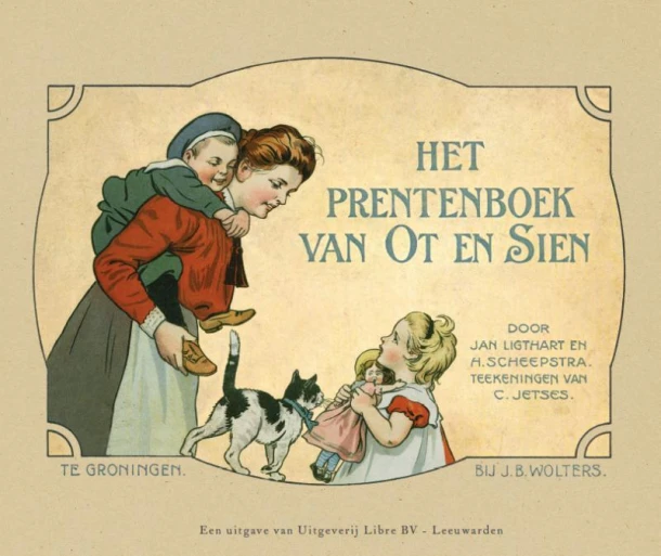 Het Prentenboek van Ot en Sien – Jan Ligthart – boek cover