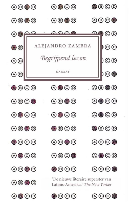 Begrijpend lezen – Alejandro Zambra – boek cover