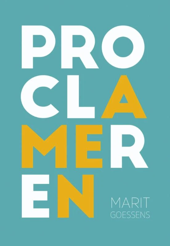 Proclameren – Marit Goessens – boek cover