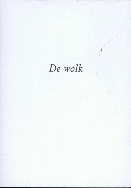 De wolk – Elisabeth Tonnard – boek cover