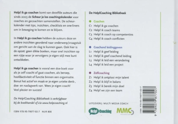 Help! Ik ga coachen – Marijke Lingsma – boek cover