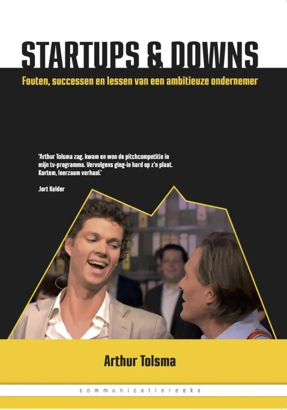 Startups en downs – Arthur Tolsma – boek cover