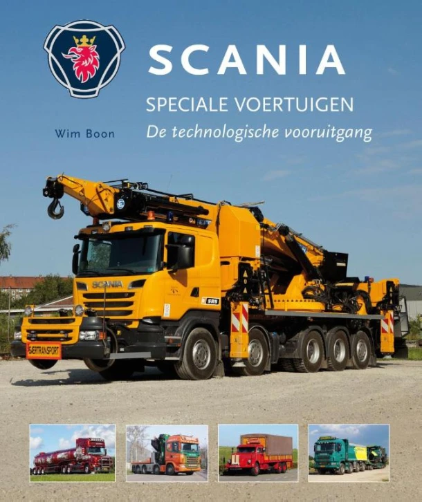 Scania speciale voertuigen – Wim Boon – boek cover