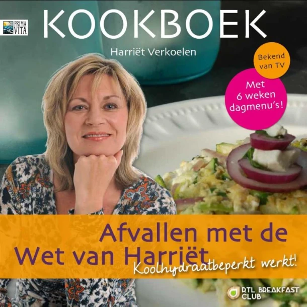 Afvallen met de Wet van Harriët – Harriet Verkoelen – boek cover