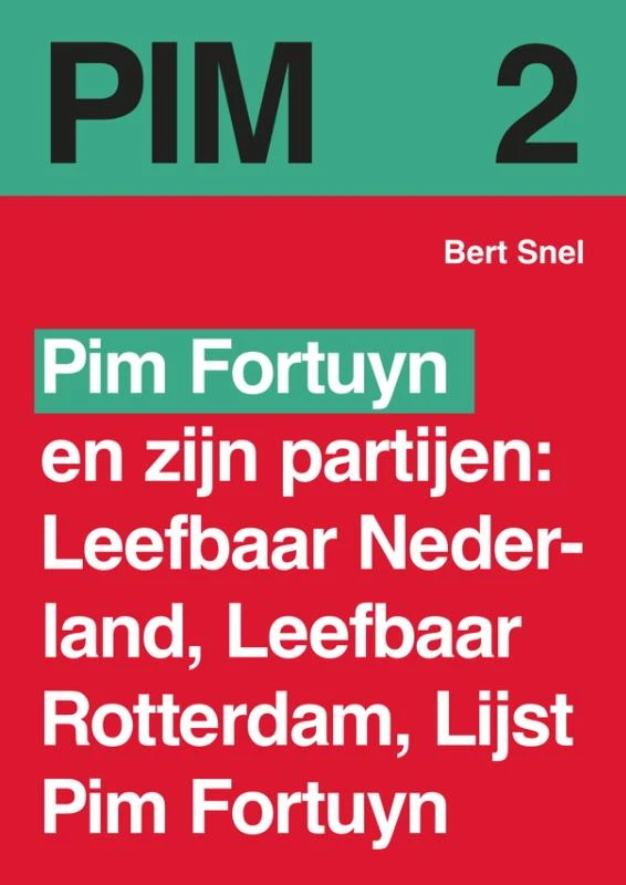 PIM 2 – Bert Snel – boek cover