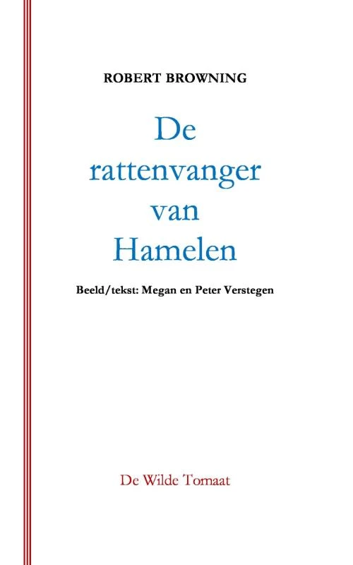 De rattenvanger van Hamelen – Robert Browning – boek cover