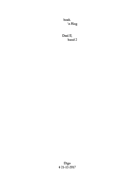 boek.-¿n Blog, deel II, band 2 – René Hombergen – boek cover