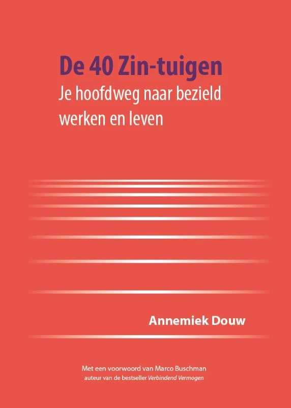 De 40 Zin-tuigen – Annemiek Douw – boek cover