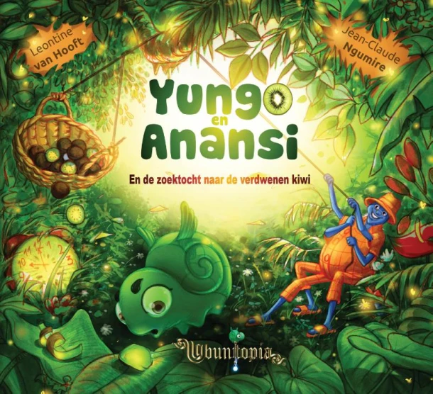 Yungo en Anansi – Leontine van Hooft – boek cover