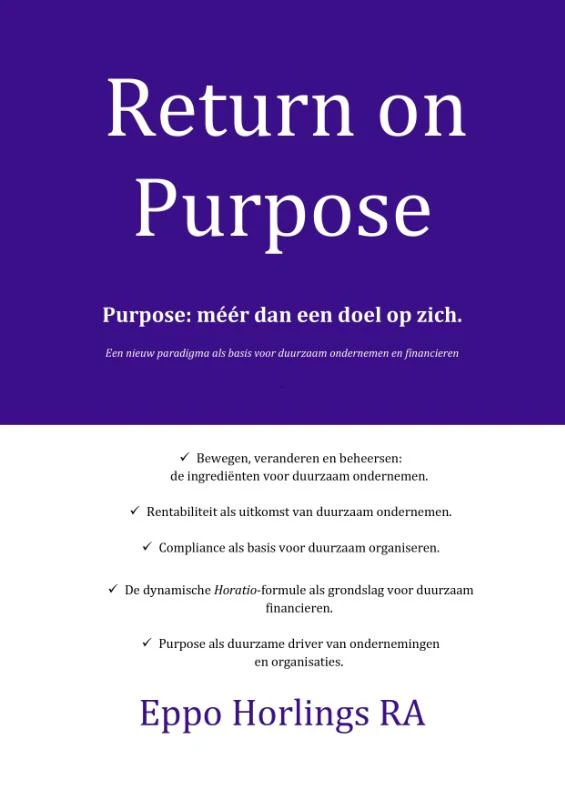 Return on Purpose – Eppo Horlings – boek cover