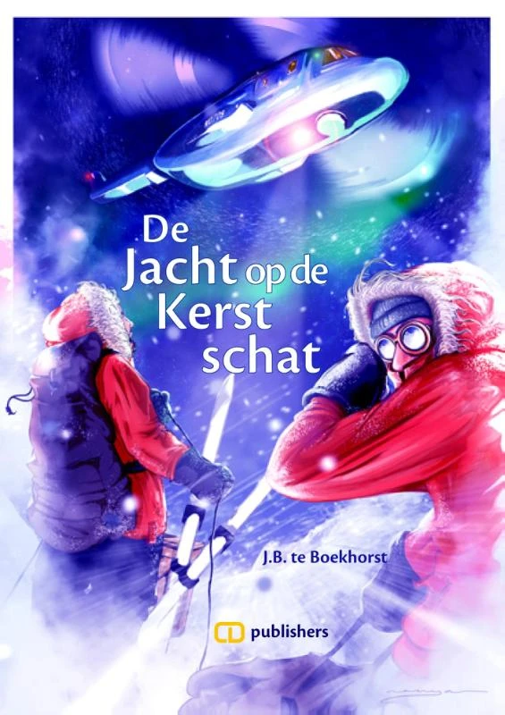 De jacht op de kerstschat – J.B. te Boekhorst – boek cover